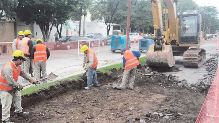 El municipio capitalino avanza con las obras de mejoramiento de la avenida Belgrano norte