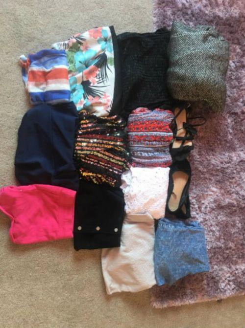 Se puso 4 kilos de ropa para no pagar exceso de equipaje