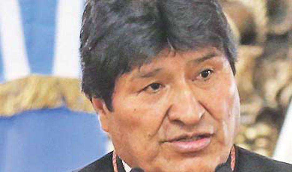 Evo Morales ratificoacute la lucha por una salida al mar