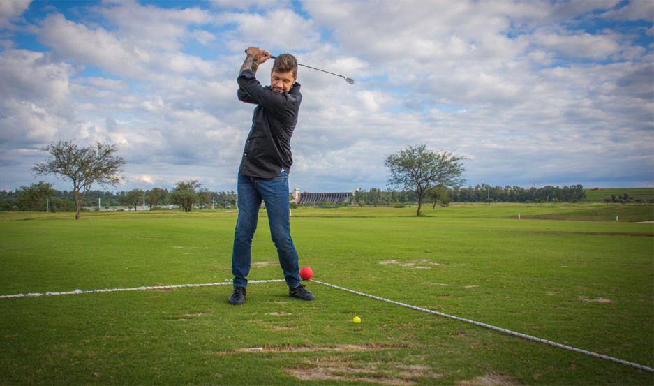 Tinelli almorzoacute con su familia en el Termas de Riacuteo Hondo Golf Club
