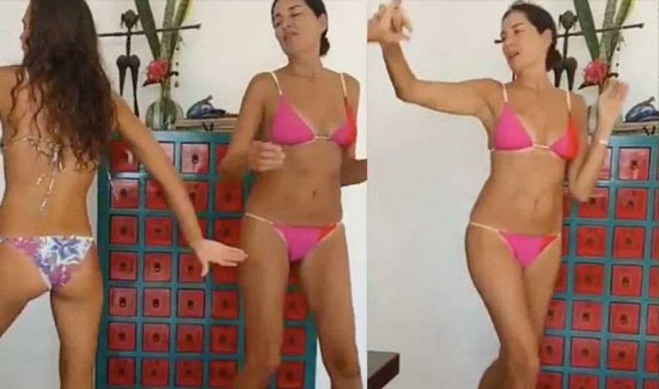 Andrea Frigerio sorprendioacute con su espectacular figura a los 57 antildeos