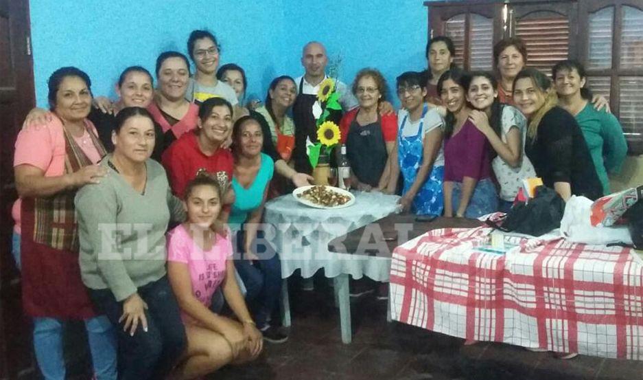 Hoy ser el taller de cocina en la capilla de Choya 