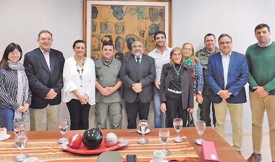 Ediles de la capital recibieron la visita protocolar de autoridades locales de Gendarmeriacutea Nacional