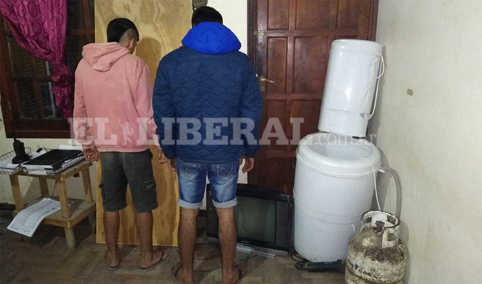 Recuperan bienes robados y detienen a dos jóvenes en Añatuya