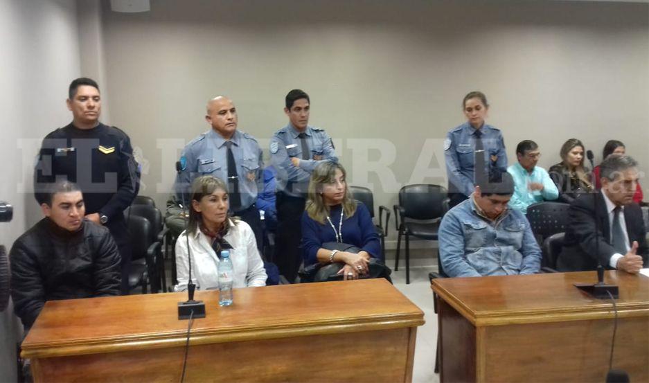 Los acusados al momento de escuchar el veredicto