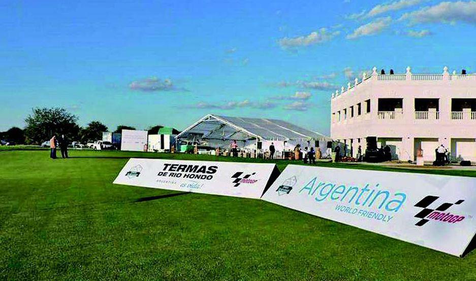 La cancha internacional del Termas de Riacuteo Hondo Golf Club