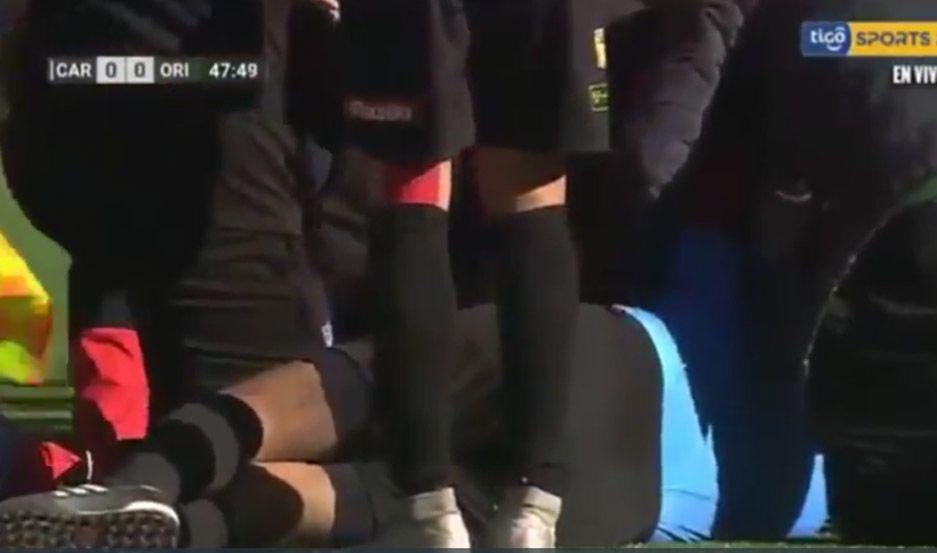 Murió un �rbitro boliviano cuando dirigía un partido de f�tbol