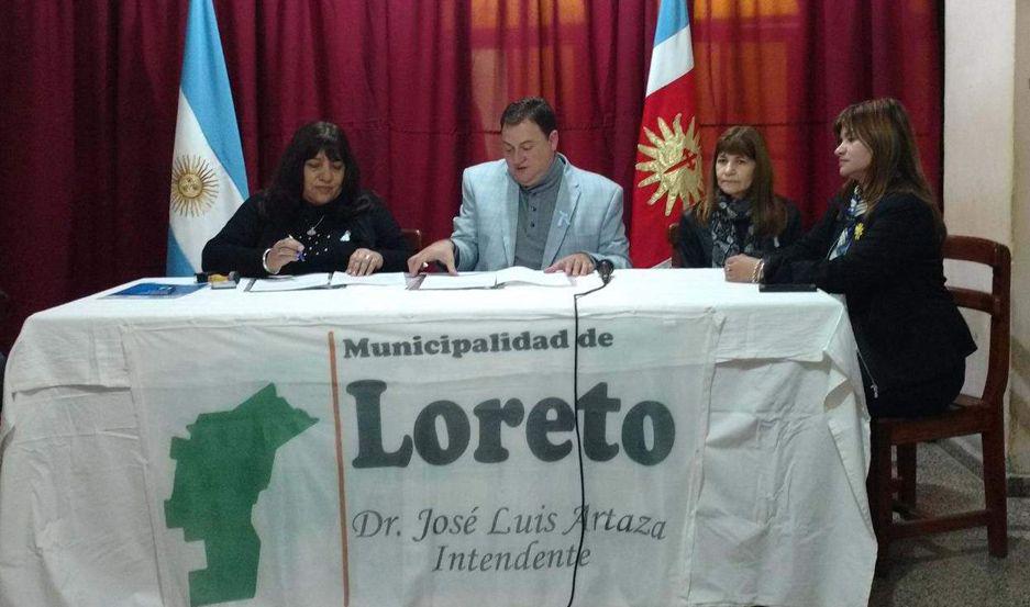 Comuna loretana firmoacute un convenio con la Universidad Nacional Austral