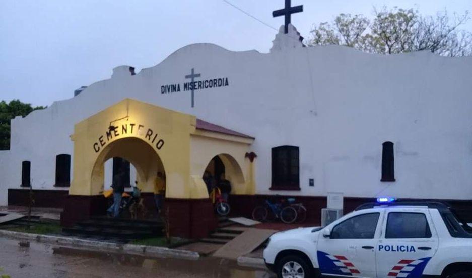 Robaron en el cementerio de Antildeatuya por tercera vez en el mes