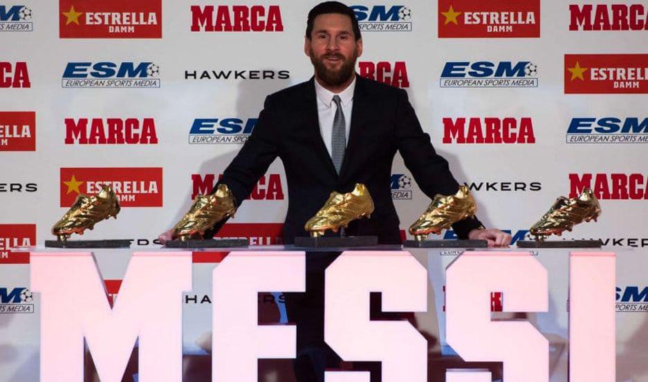 Messi logroacute su sexta Bota de Oro con 36 goles en 34 partidos de La Liga