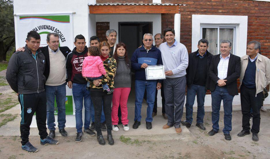 Inauguran viviendas sociales en Sumampa