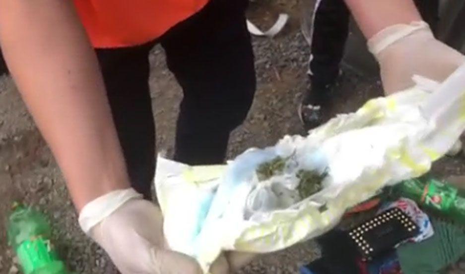 Insólito- detuvieron a una mujer que llevaba marihuana dentro de un pañal