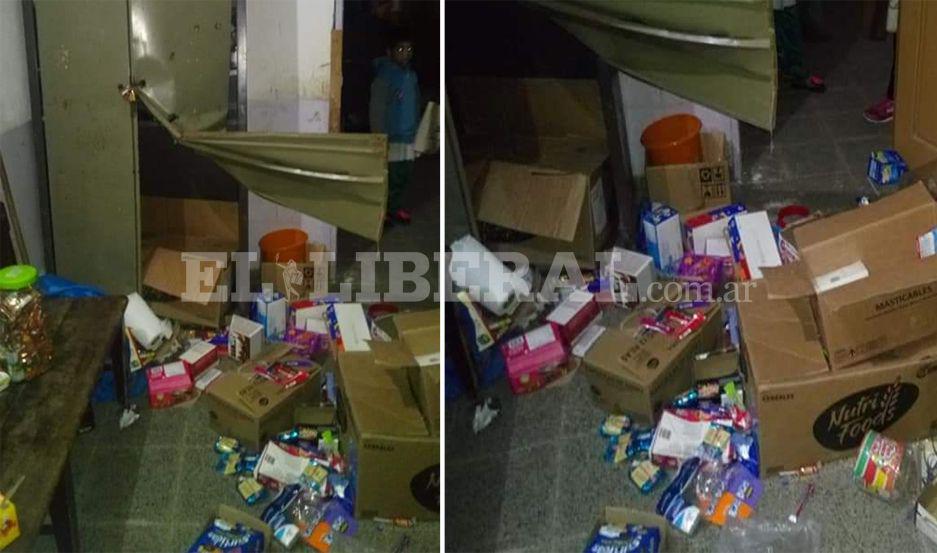 Loreto- roban en el kiosco de una escuela y destrozan armarios