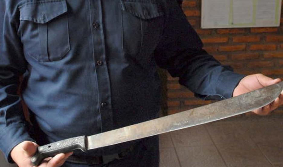 Vos y tu perro me tienen cansado le dijo a su vecino y lo atacoacute a machetazos