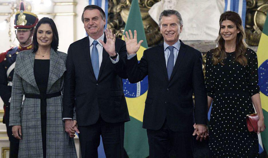 Mauricio Macri estaacute reunido con Jair Bolsonaro