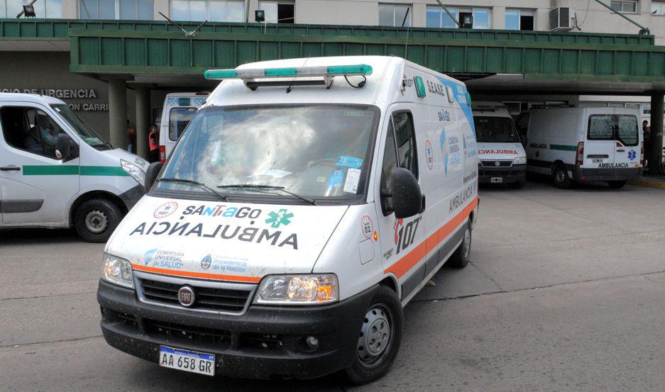 Fue internado en el hospital Regional