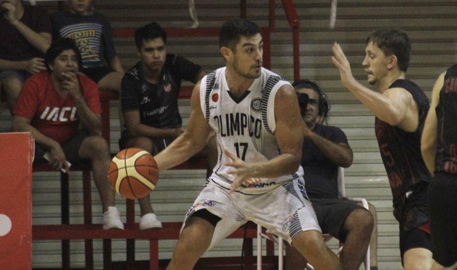 El alero de Olímpico Emiliano Basabe