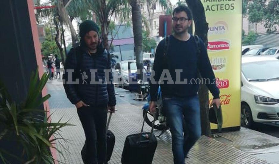 Raly Barrionuevo y Lisandro Aristimuntildeo ya estaacuten en Santiago para presentar Hermano Hormiga