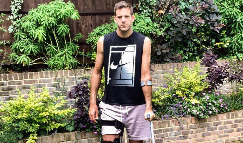 Del Potro se fracturoacute la roacutetula y estaraacute fuera de las canchas hasta el proacuteximo antildeo