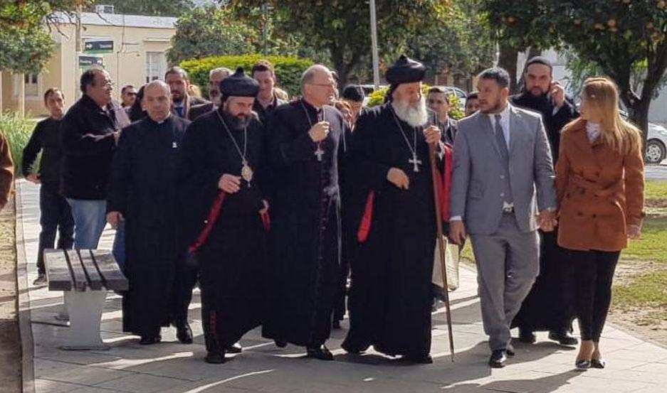 El Patriarca de Antioquía y todo Oriente se reunió con el intendente Padula