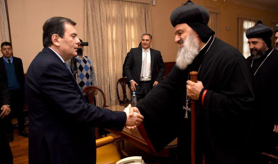 El Gobernador Zamora recibioacute a su Santidad de la Iglesia Siriana Ortodoxa de Antioquiacutea y Medio Oriente