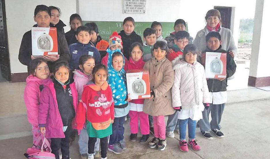 Donaron elementos a instituciones educativas del departamento Figueroa