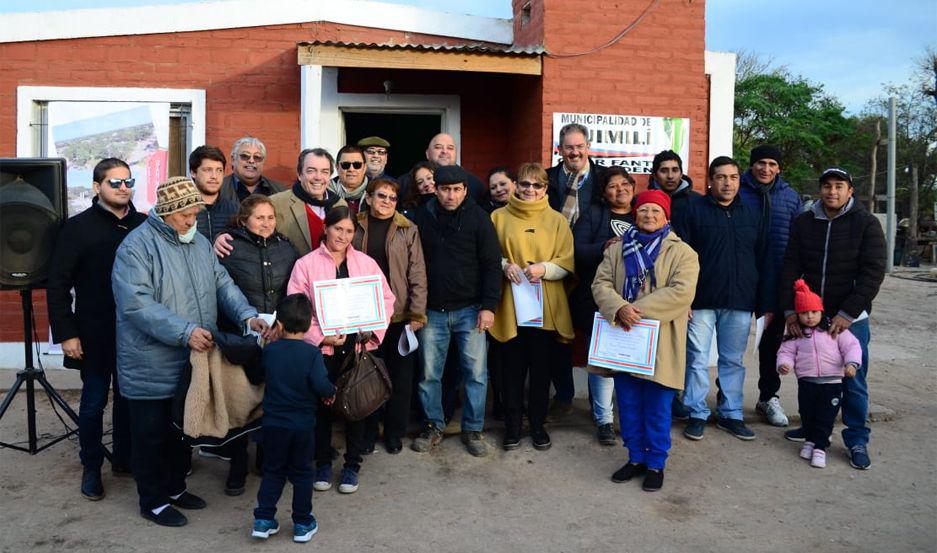 Inauguraron seis viviendas sociales en el interior del departamento Moreno