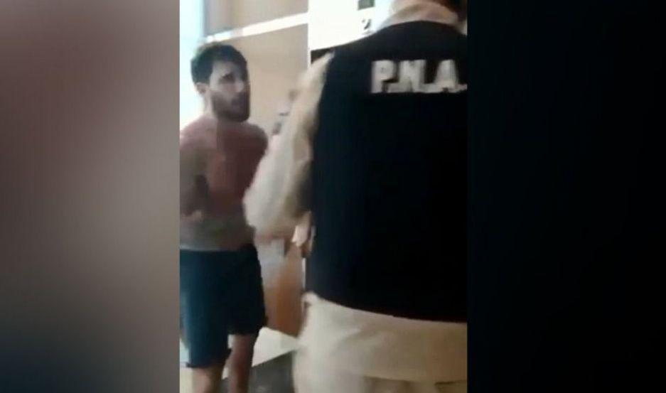 VIDEO  Asiacute fue la detencioacuten del empresario acusado de golpear a su novia