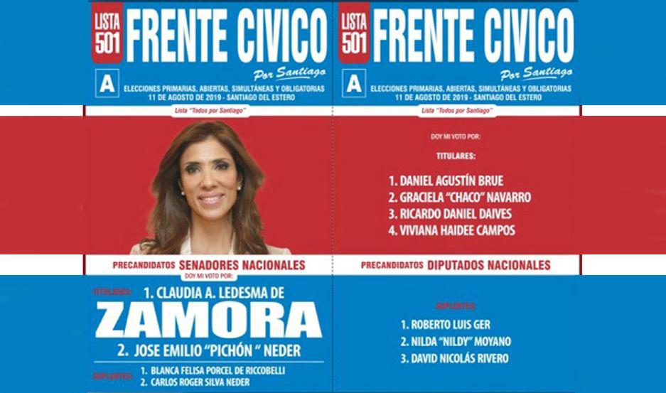 Se presentaron las listas con los candidatos a senadores y diputados para las proacuteximas Paso