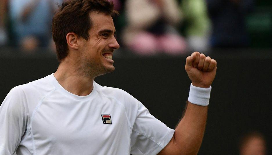 Guido Pella le ganó a Raonic y pasó a cuartos de final