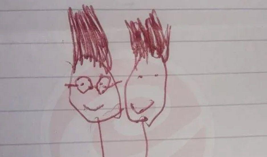 Con un dibujo un nene de 9 antildeos reveloacute que era abusado por su compantildeero