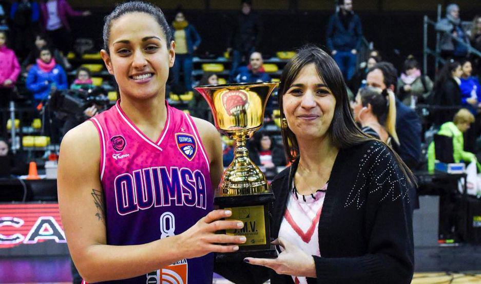 Andrea Boquete con 41 puntos y 9 rebotes fue elegida como la MVP de la final del Torneo Clausura de la Liga Femenina Premio merecido