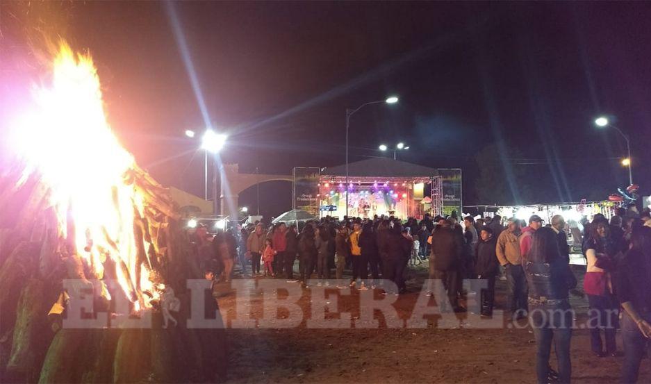 Se encendió el Fogón Aniversario de Icaño por los 128 años