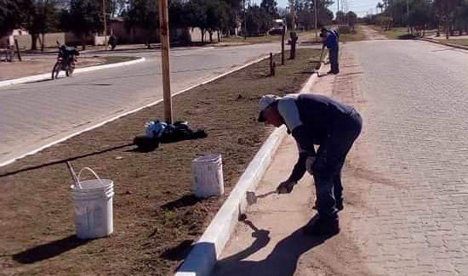 Operativo de mantenimiento general en sectores de Lavalle Guasayaacuten