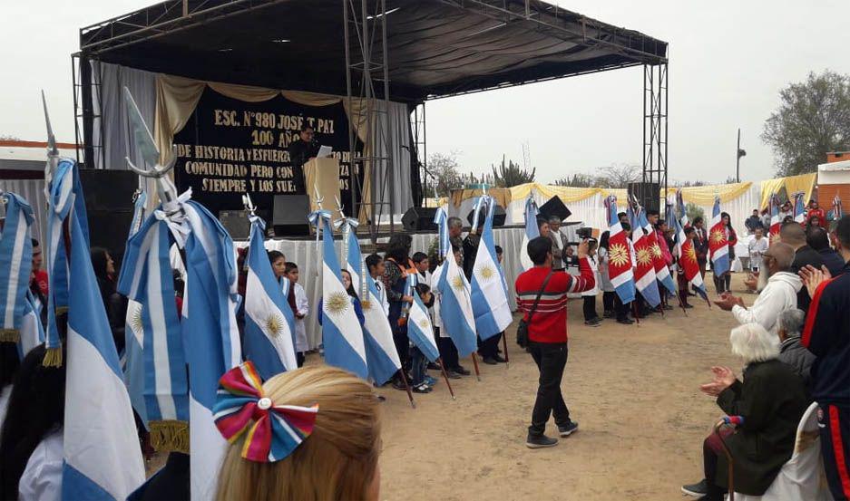 Escuela rural atamisquentildea festejoacute sus cien antildeos de vida
