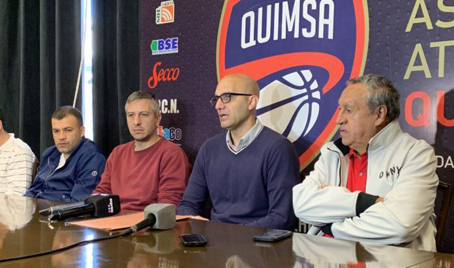 Quimsa presentoacute al cuerpo teacutecnico y anuncioacute dos refuerzos de jerarquiacutea