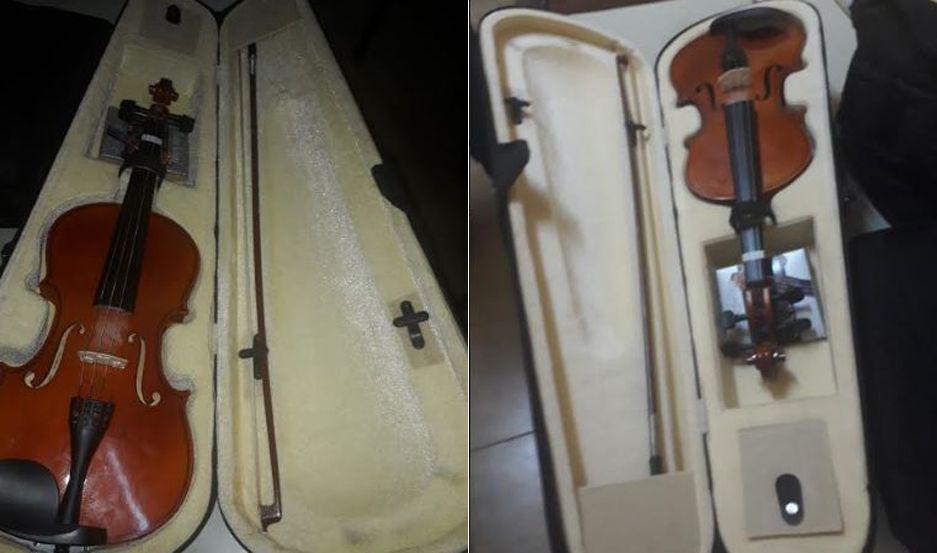 Recuperaron el violiacuten robado a turistas en el Puente Carretero