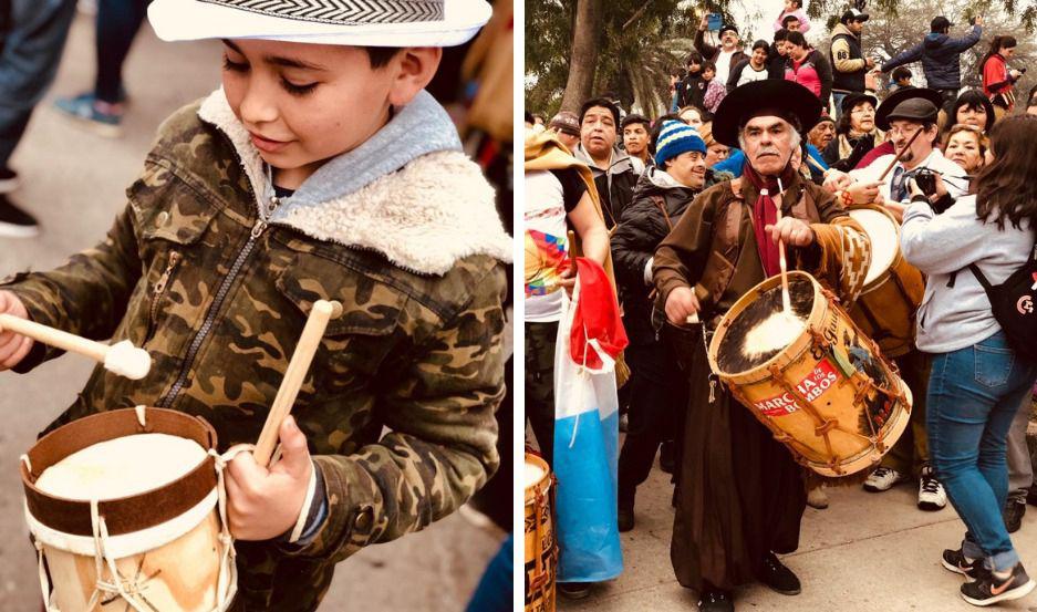 La Marcha de los Bombos cerroacute con un espectacular show y ante una multitud