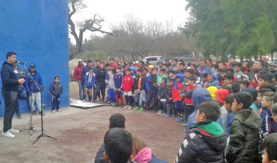 Una exitosa prueba de talentos realizoacute el Club Atleacutetico River Plate en la localidad de Antajeacute