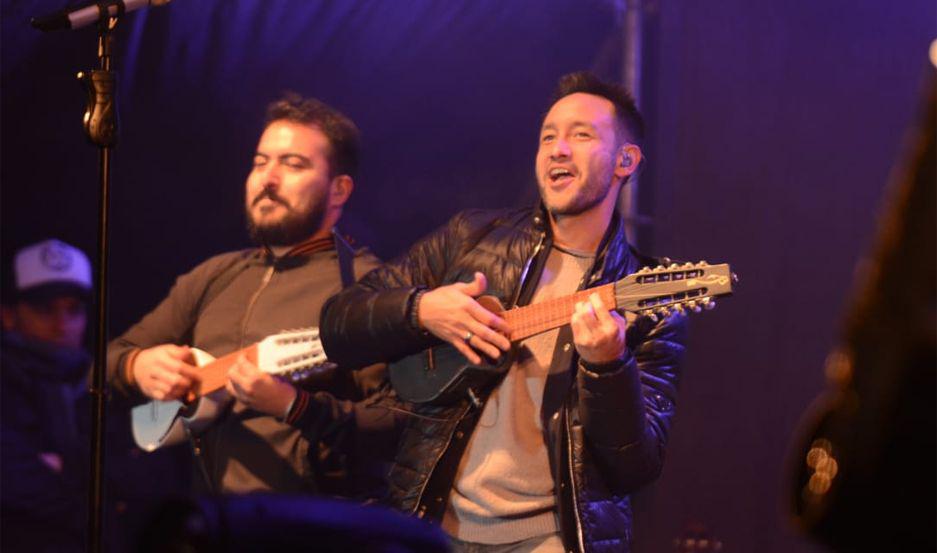 Luciano Pereyra fue sin dudas uno de los ms ovacionados en la fría noche santiagueña