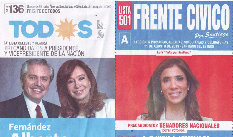 En el cuarto oscuro habraacute un total de 14 boletas de agrupaciones poliacuteticas