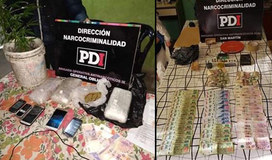 Allanan casa en Bandera por droga- duentildeos santafesinos presos