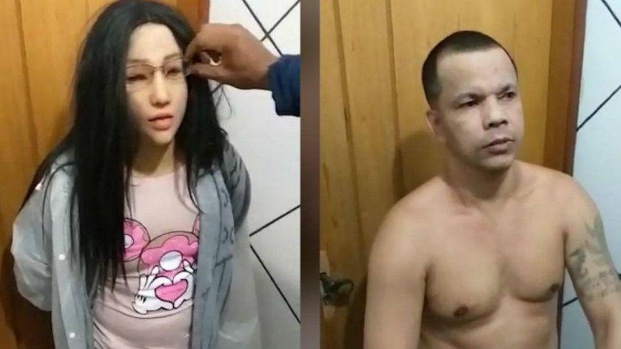 Un narcotraficante intento fugarse de la caacutercel vestido de mujer