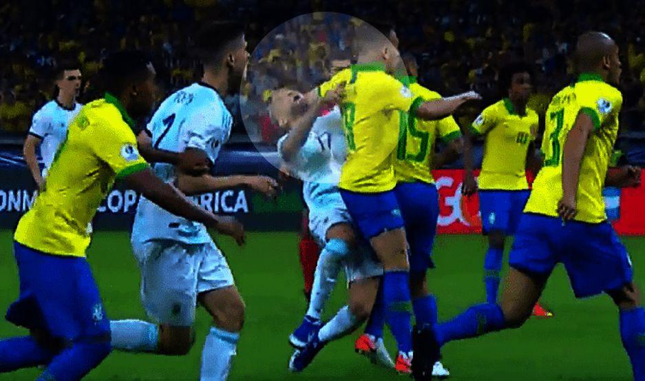 Confirmado- una de las poleacutemicas de Argentina-Brasil no fue revisada por el VAR