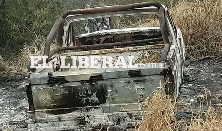 Horror- encuentran un cuerpo calcinado dentro de una camioneta