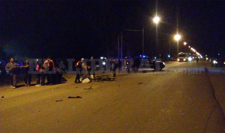 El accidente se registró pasadas las 19 de este viernes