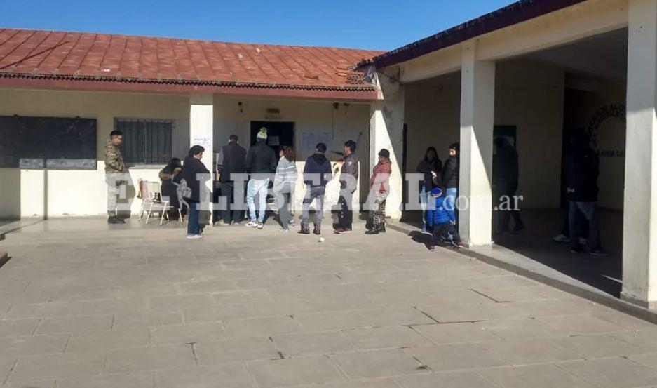 Vista de las mesas de votación habilitadas en Herrera