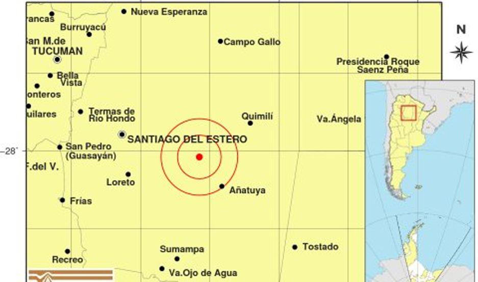 Santiago fue el epicentro de un temblor de 5 grados