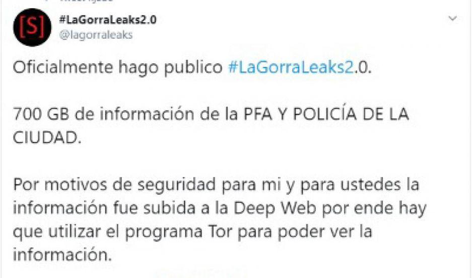 Hackearon la cuenta de Prefectura Naval y viralizaron documentos de la Policiacutea Federal