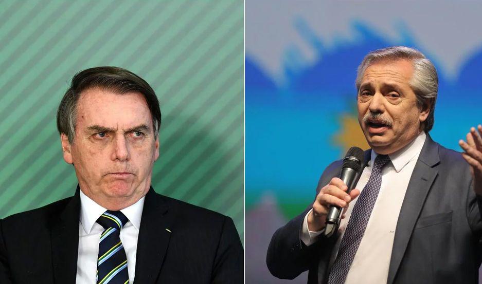 La duriacutesima respuesta de Alberto Fernaacutendez a Jair Bolsonaro